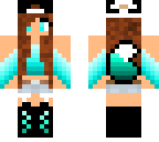 brown and blue girl wolf tomboy
