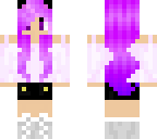 cute girl purple hair