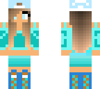 edit of cute teal gangster girl