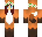 fox girl flower crown