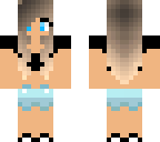 modern girl with swimming costume