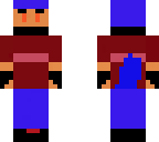 red and blue fox boy