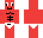 red guy with abs