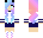 school girl with pompoms