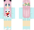 snow man girl