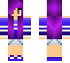 spring purple girl