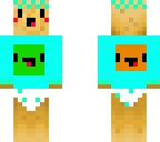  teal baby potato girl