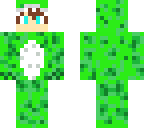 boy in green shark pj