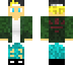 green jacket