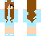 light blue cat girl