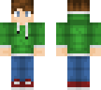 teen boy with green hoodie