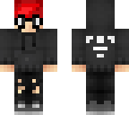 young boy red