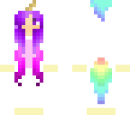 purple ombre unicorn 