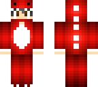 red dinosaur skin