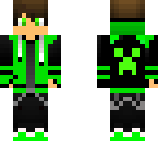 skinny teen-green hoodie