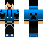 happy blue kid