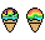 rainbow ice cream
