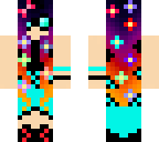 sunset girl of the sky