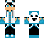 blue panda boy