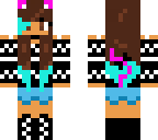 brown haird cat girl