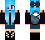 cute wolf blue