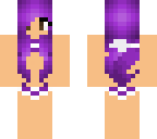 purple bikini babe