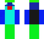 random blue guy