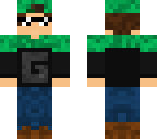 black n green