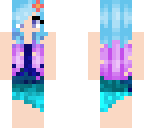 blue dress