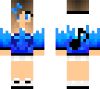 blue girl