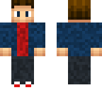 blue shirt boy