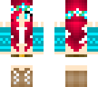 flower crown girl with red hair