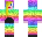 girl in rainbow creeper onesie by lucylucylucy888