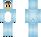 light blue bear onesie