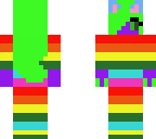 my friend megs rainbow skin