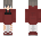 red hoodie