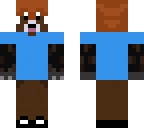 red panda with clothes
