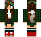 wolf flannel girl