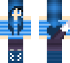 blue girl