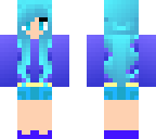 blue girl