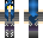 blue-haired michi
