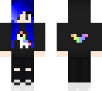 blue haired unicorn girl