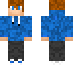 blue hoodie boy