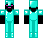 enderman in diamond armour