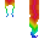 fire rainbow hair base