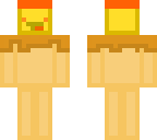 pancake person with removable hat