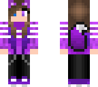 purple wolf girl