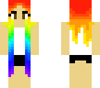 rainbow girl