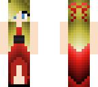 red dress