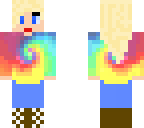 tie dye shirt and boots